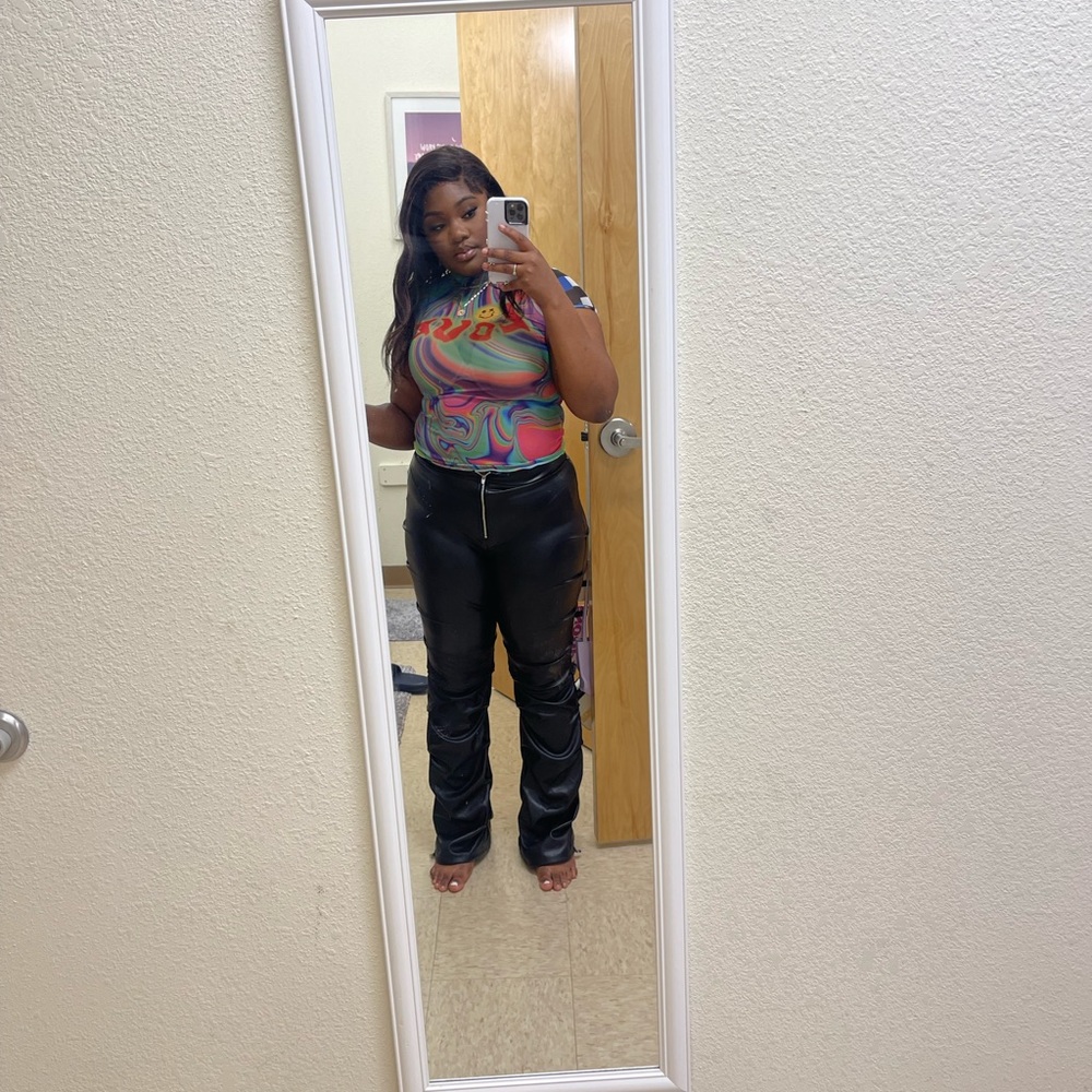 This cute multi color top